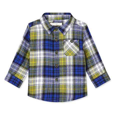 George Baby Boys' Plaid Shirt - Walmart.ca