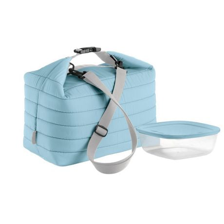 Guzzini, Made in Italy, Thermal Bag With Airtight Container Blue ...