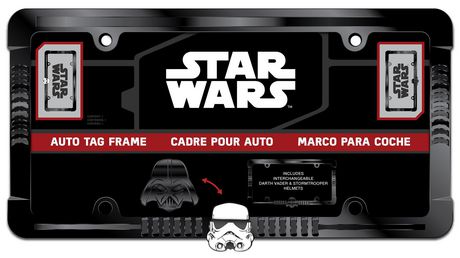 star wars license plate frame