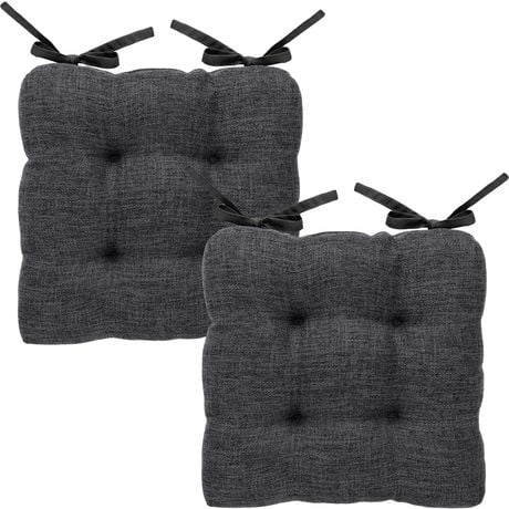 Hometrends 2-pack chairpads, 15"x15", tufted construction