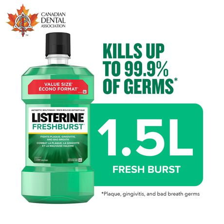 Rince-bouche antiseptique Listerine Fresh Burst 1,5L