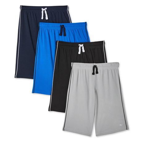 Athletic Works Boys' Knit Short 4-Pack 