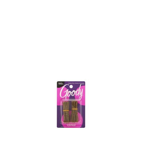 Goody Pin it Up Value Pack Hairpins - Brown, 100 Pieces, Brown