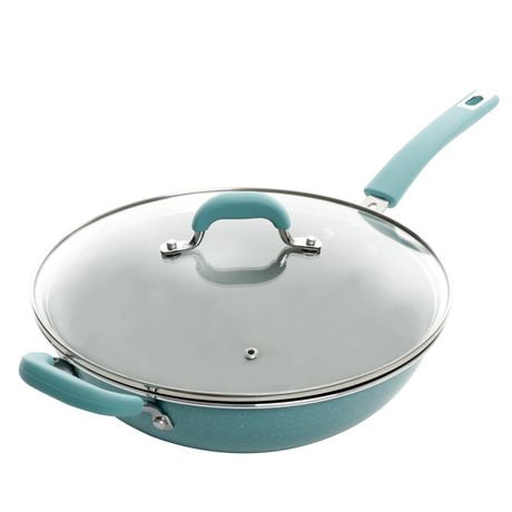 The Pioneer Woman Vintage Speckle Everyday Pan - Turquoise
