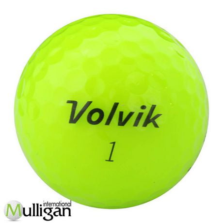 Mulligan - 12 balles de golf récupérées Volvik Crystal 2e génération 5A, Mix