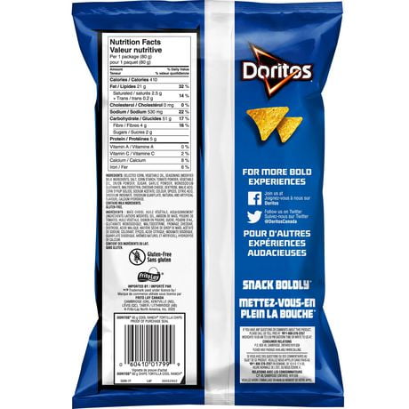 Doritos Cool Ranch Tortilla Chips | Walmart Canada