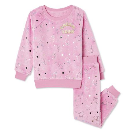 George Toddler Girls' Plush Pajamas 2-Piece Set | Walmart Canada