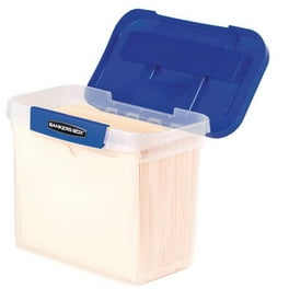 Sterilite Portable Lockable File Box Organizer with Handle (12 Pack)