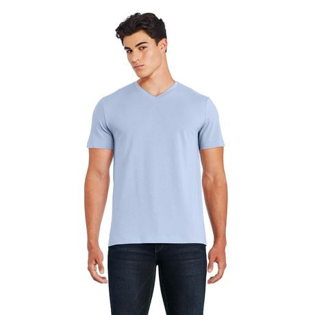 George Men's Stretch V-Neckline Tee - Walmart.ca