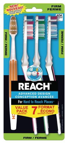 manual toothbrush firm reach advanced walmart