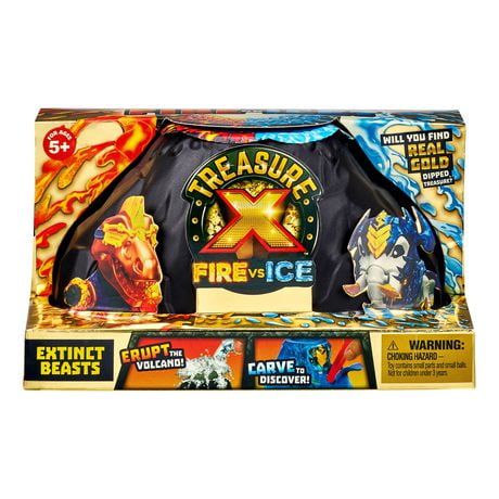 Treasure X Fire vs Ice Extinct Beasts  Single Pack