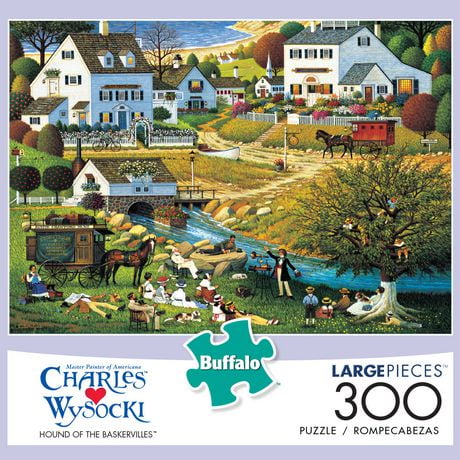 Puzzle 300 Pièces Charles Wysocki – “Secret Passage Inn”, Défi Visuel Pour Adultes
