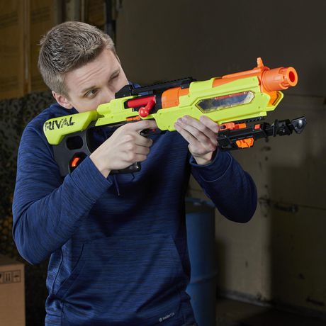 NERF Rival Blaster Jupiter XIX-1000 Edge Series with Target and 10 Rounds Gun for sale online 