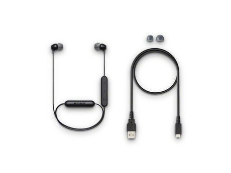 écouteurs Intra Auriculaires Wi C300b De Sony Sans En Noir