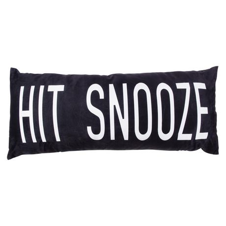 Hit Snooze Printed Body Pillow Walmart Canada
