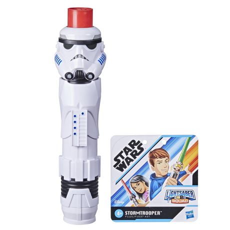 Star Wars Lightsabler Squad, sabre laser Imperial Stormtrooper à lame rouge extensible, accessoire de déguisement, pour enfants, dès 4 ans