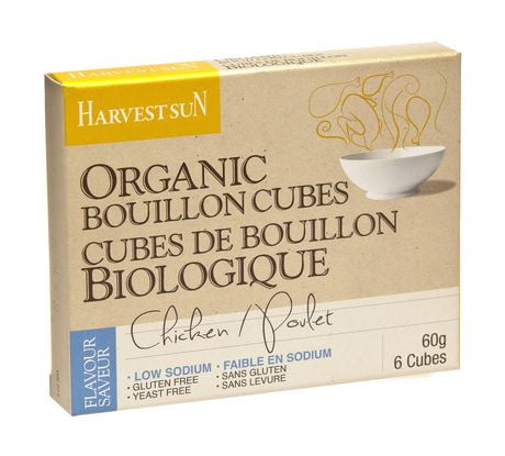 Harvest Sun Organic Low Sodium Chicken Bouillon Cubes Walmart Canada