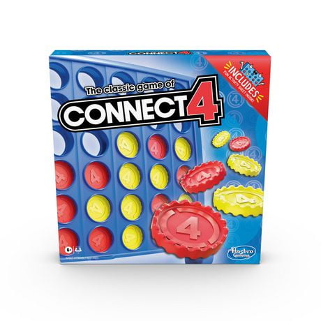 Connect 4 Game, Includes Coloring and Activity Sheet for Kids, Strategy Game for Kids Ages 6 and Up, Connect 4 Grid, Get 4 in a Row