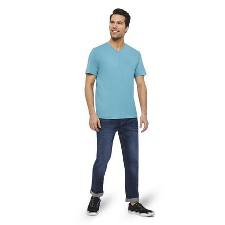 George Men's Stretch V-Neck Tee | Walmart Canada