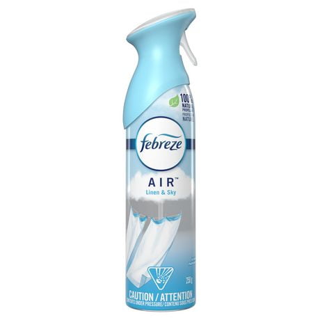 Febreze Odor-Eliminating Air Freshener, Linen & Sky, 1 Count, 250 g