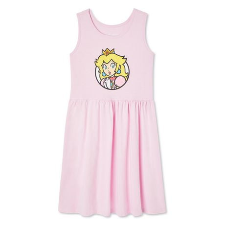 Super Mario Bros Girls' Princess Peach Dress