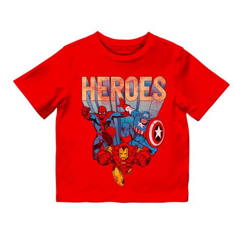 Toddler Boys Marvel Heroes t-shirt | Walmart Canada