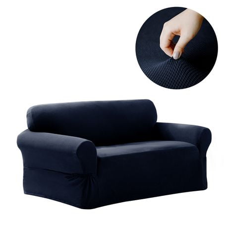 Protection Canapé Inclinable Housse Fauteuil Relax Velours 3 Places - Extensible, Antidérapante, Poche Latérale, Couleur Café Housse Pour Fauteuil Relax