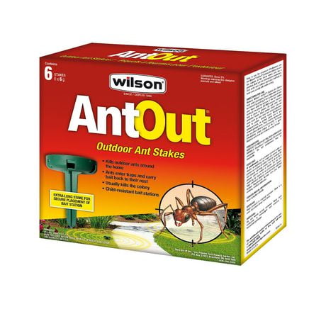 PIQUETS À FOURMIS POUR L’EXTÉRIEUR ANTOUT® Élimine les fourmis à l'extérieur.
