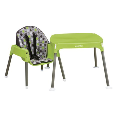 evenflo high chair table