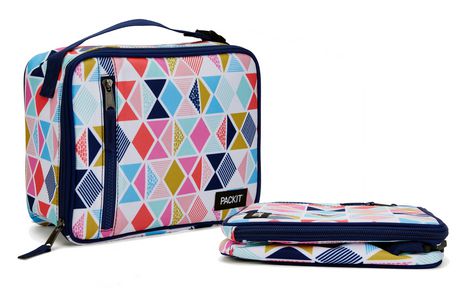PackIt Freezable Classic Lunch Box, Paper Triangles