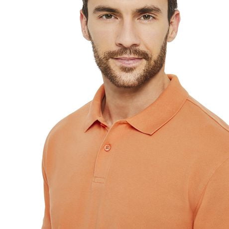 George Men's Short Sleeve Solid Pique Polo | Walmart Canada