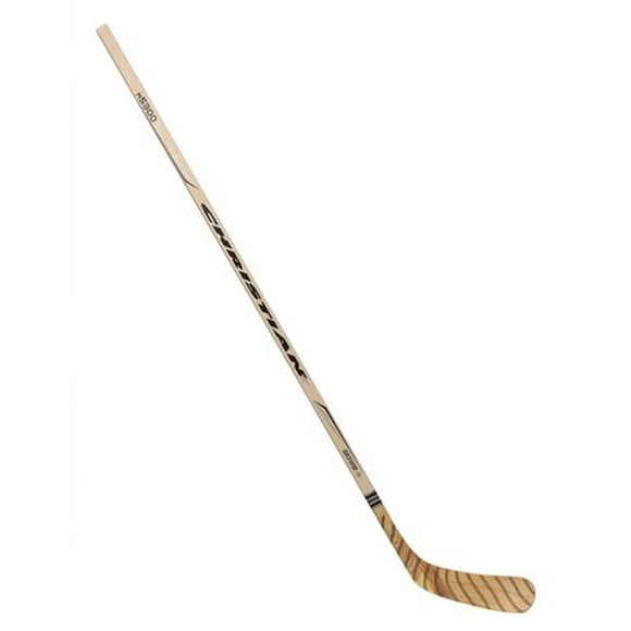 Bâton de hockey sur glace en bois Christian R5300, Sr 59 po, pour droitier (CH77)