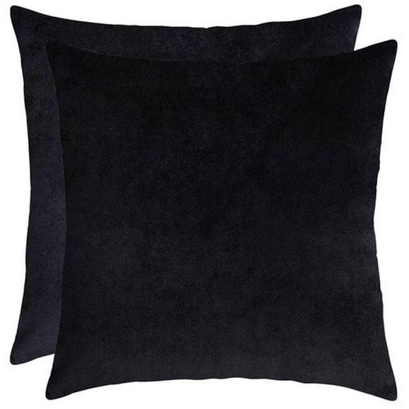 hometrends Velvet Decorative Cushion (Set of 2), 20"x20"