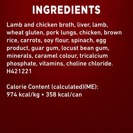 purina one lamb and rice ingredients