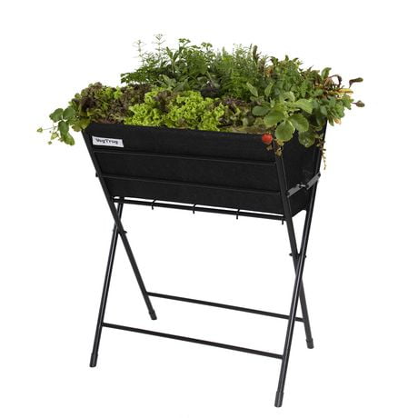 VegTrug Classic Poppy Raised Garden Planter - Black | Walmart Canada