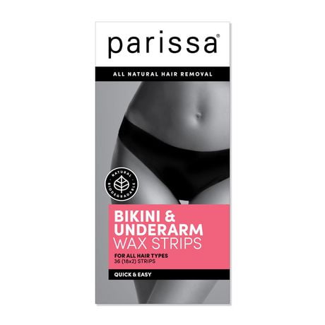Parissa Wax Strips Bikini & Underarm, 36 (18x2) strips