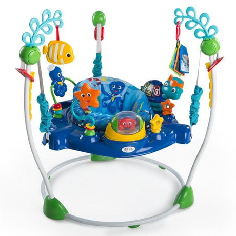 Baby Einstein - Neptune's Ocean Discovery Jumper - Bouncer and 360 Degree Swivel Seat