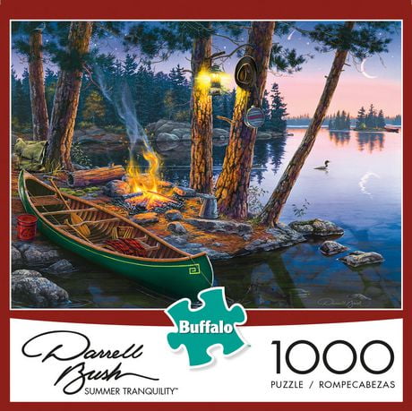 Buffalo Games Darrell Bush Summer Tranquility 1000 Piece Jigsaw Puzzle ...