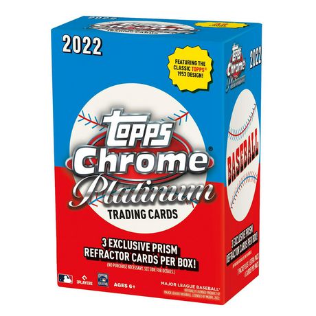 2022 Topps Chrome Platinum Anniversary Baseball Trading Cards