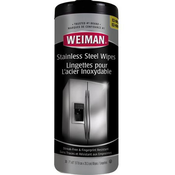 Weiman Stainless Steel Wipes, Finger Print Resistant Polish