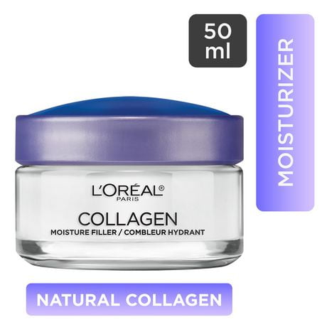 L’Oreal Paris Collagen Daily Face Moisturizer, Day and Night Cream Collagen Moisture Filler, 50mL, 50 mL
