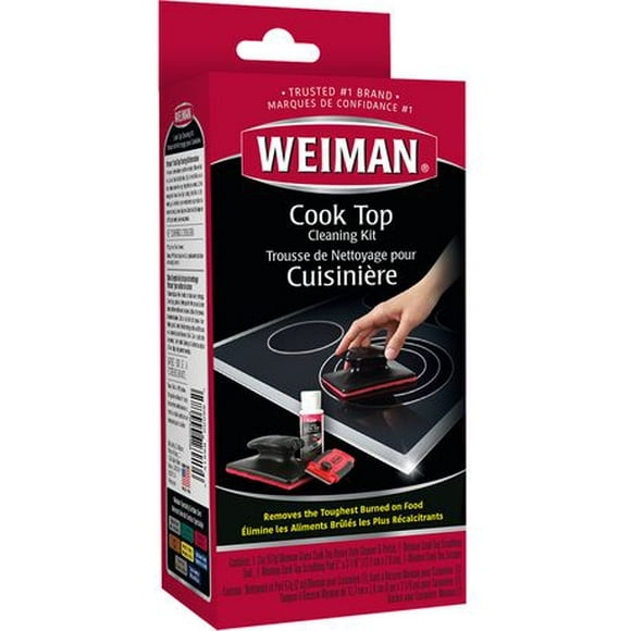 Weiman Glass Cook Top Cleaning Kit, Clean Shine and Protect