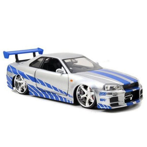Jada Big Time Muscle 2002 Nissa GT-R (R34) Toy Vehicle