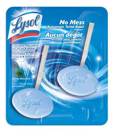 Lysol No Mess Spring Waterfall Automatic Toilet Bowl Cleaner