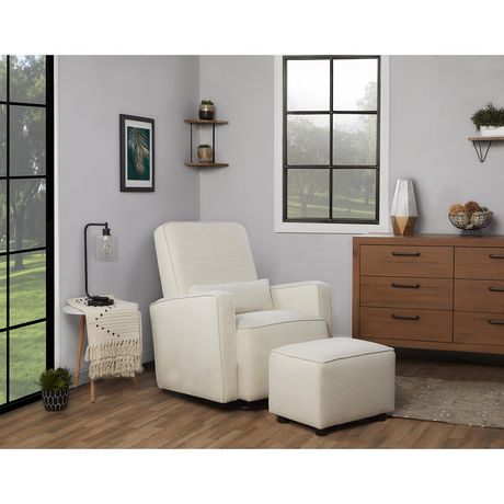 Dream On Me Holland Upholstered Swivel Glider Rocker I Included