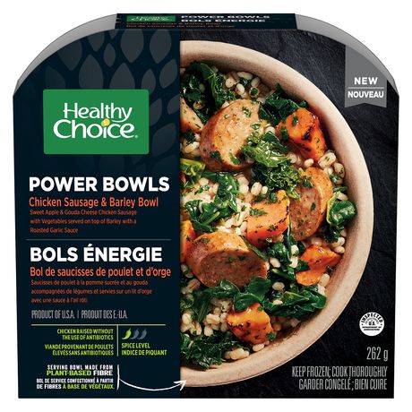 sausage bowl chicken power choice healthy gourmet steamers barley bowls