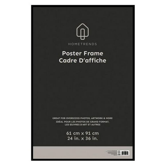 Hometrends Basic Poster Frame 24x36in, Black, Poster Frame - Black