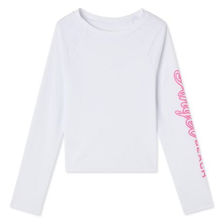 Angel Beach Girls' Long Sleeve Rashguard