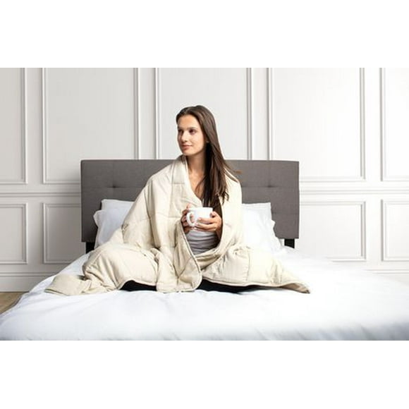 Safdie & Co. Weighted Blanket Taupe