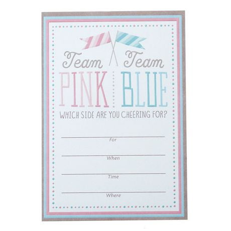 Hallmark Gender  Reveal  Party  Invitation Cards Walmart  Canada